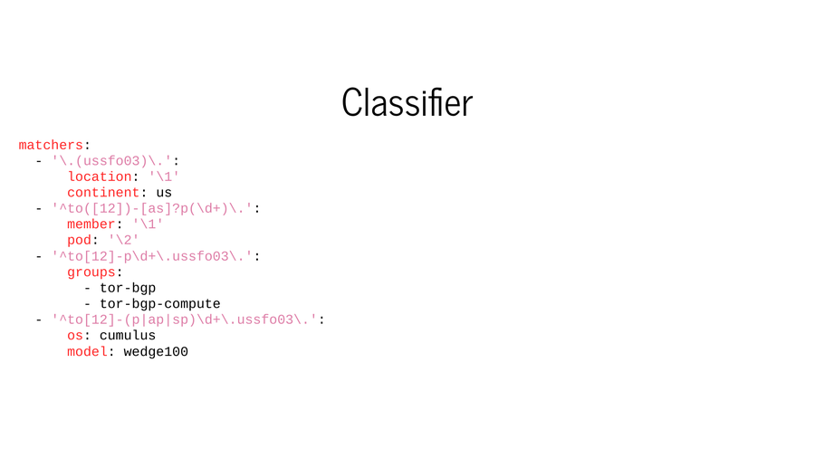 Classifier