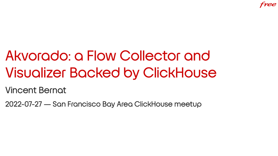 Akvorado: a Flow Collector and Visualizer Backed by ClickHouse
