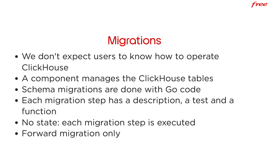 Migrations