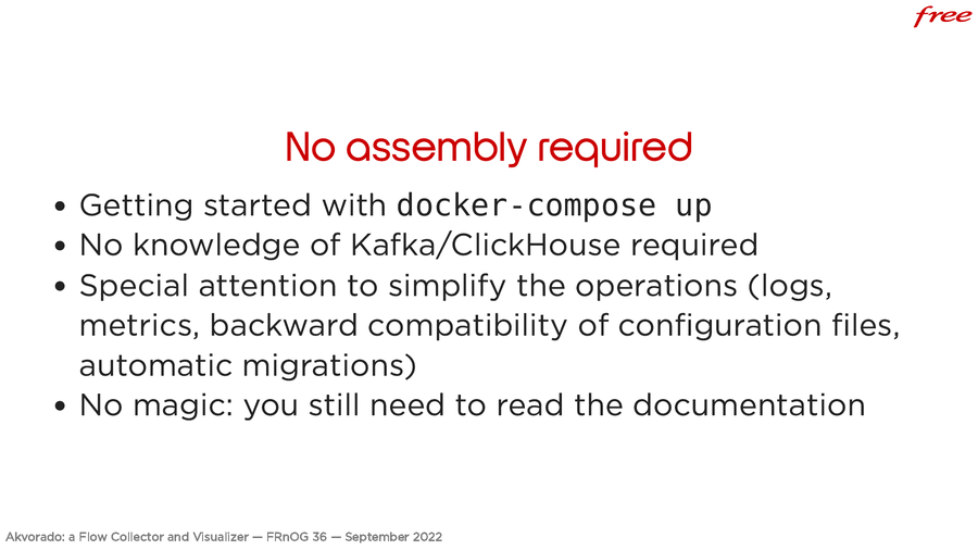 No assembly required