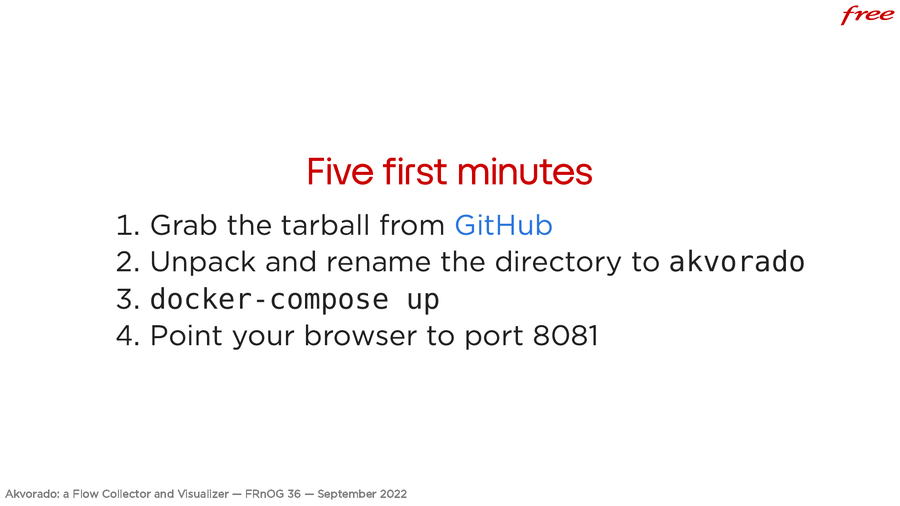 Five first minutes