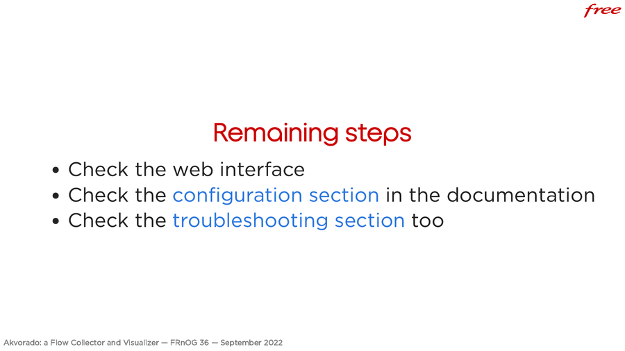 Remaining steps