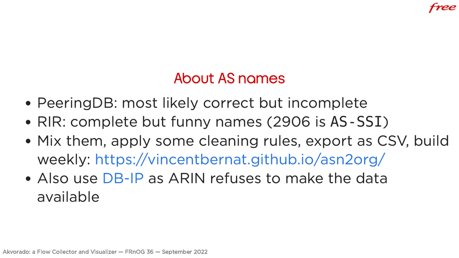 About AS names