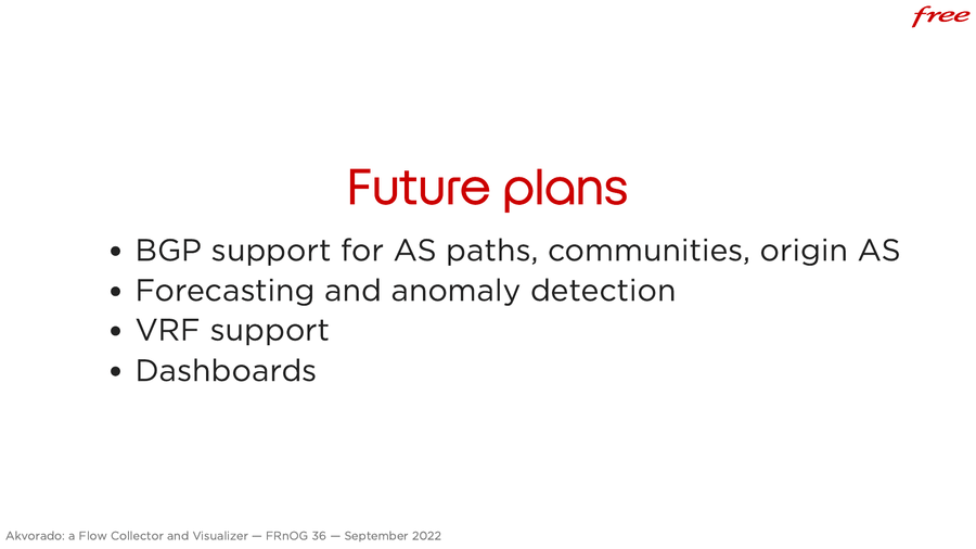 Future plans