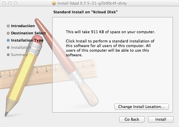 macOS graphical installer