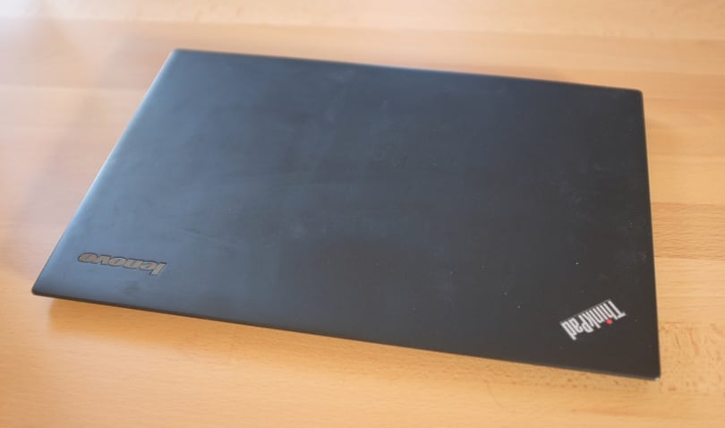 ThinkPad X1 Carbon with the lid closed
